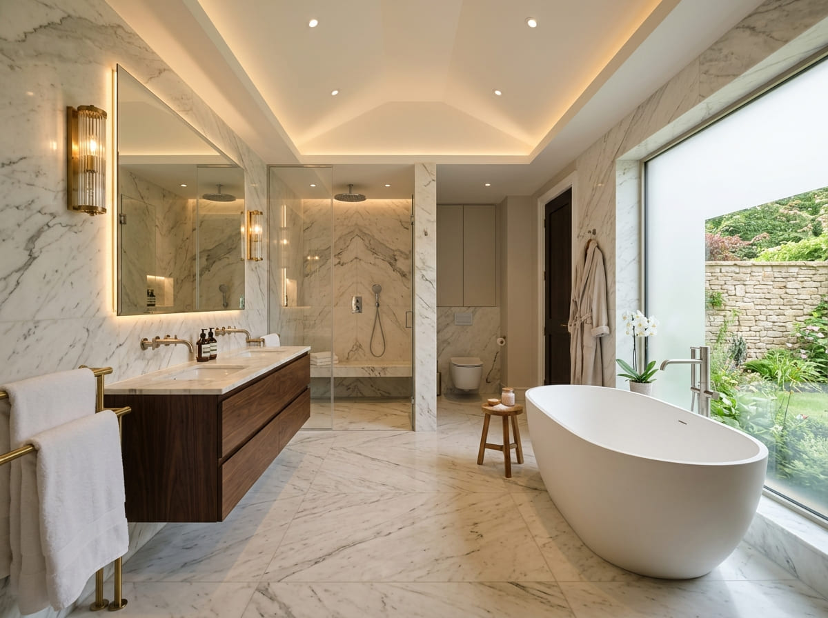 Custom Bathroom Renovation in Hunt