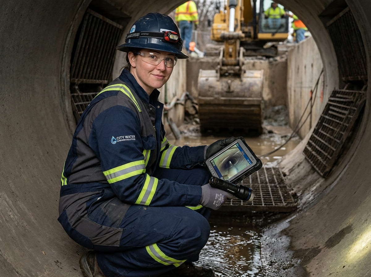 Sewer Line Inspection & Replacement in Hunt